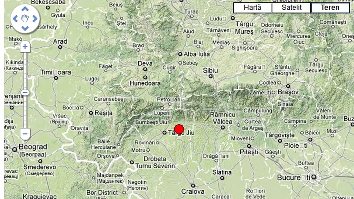 Cutremur cu magnitudine de 3.8  în Câmpia Română
