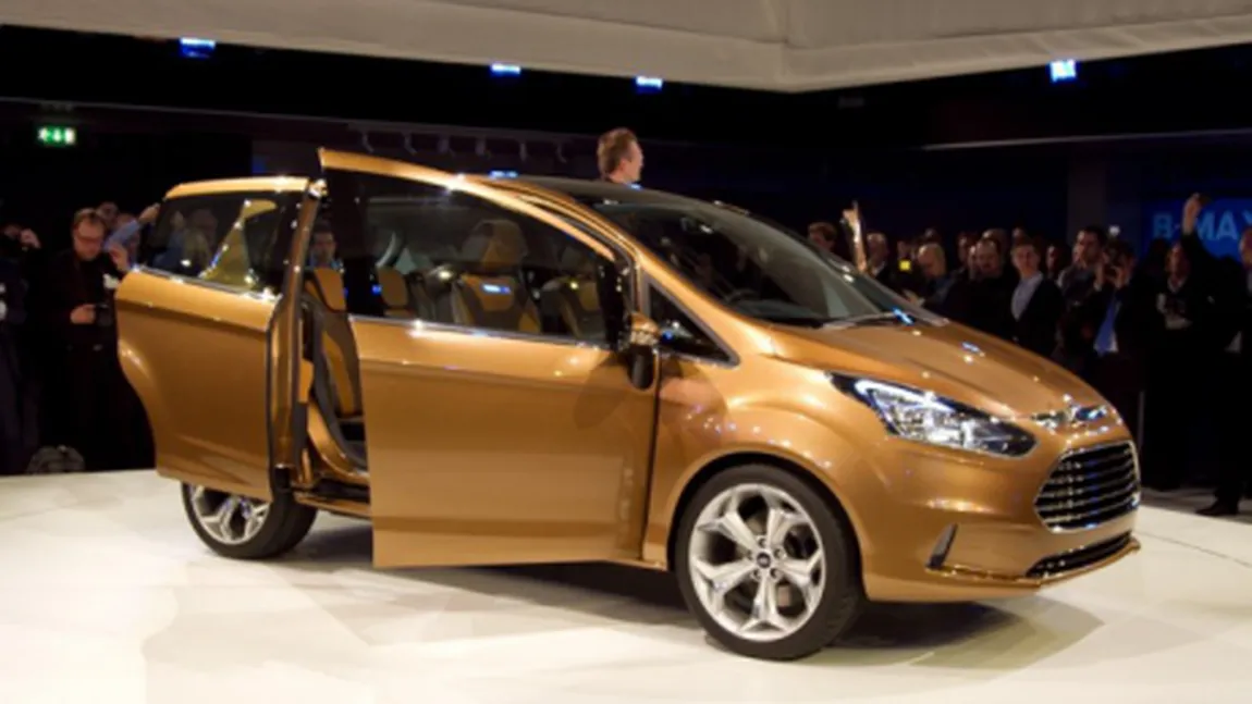 Ford dă startul producţiei B-Max la Craiova cu maşini pentru teste