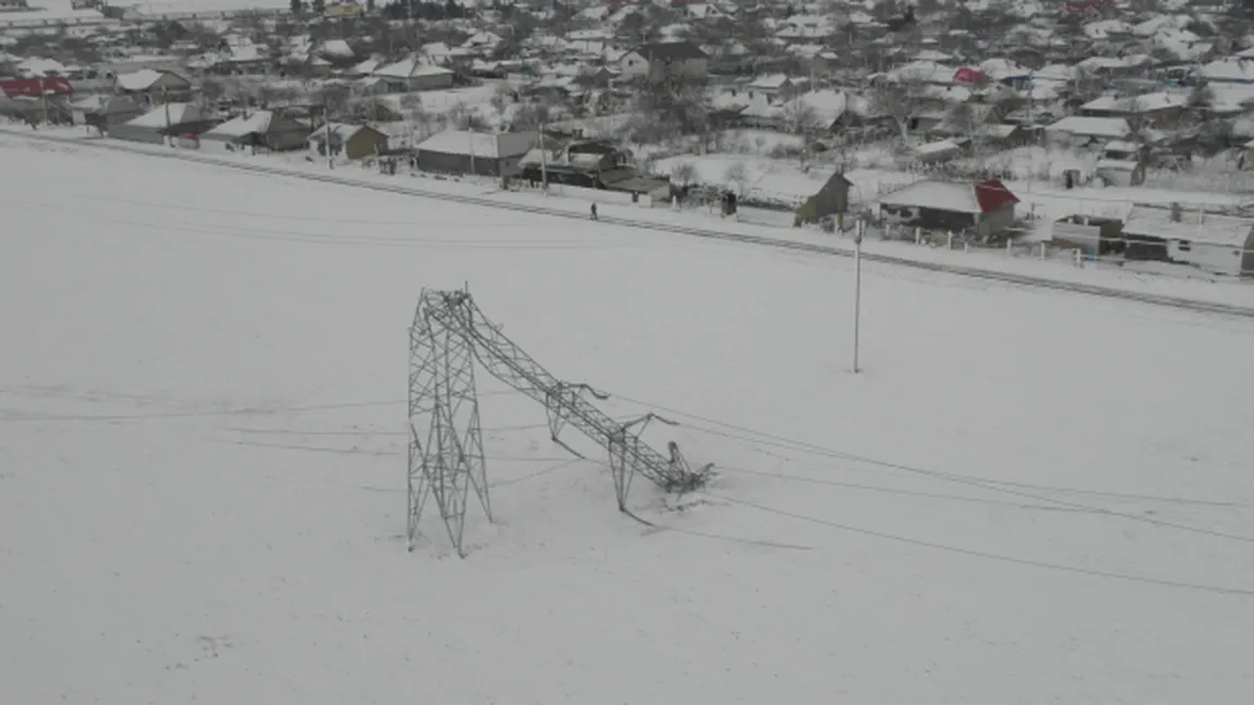 21 de localităţi fără energie electrică, la ora 21