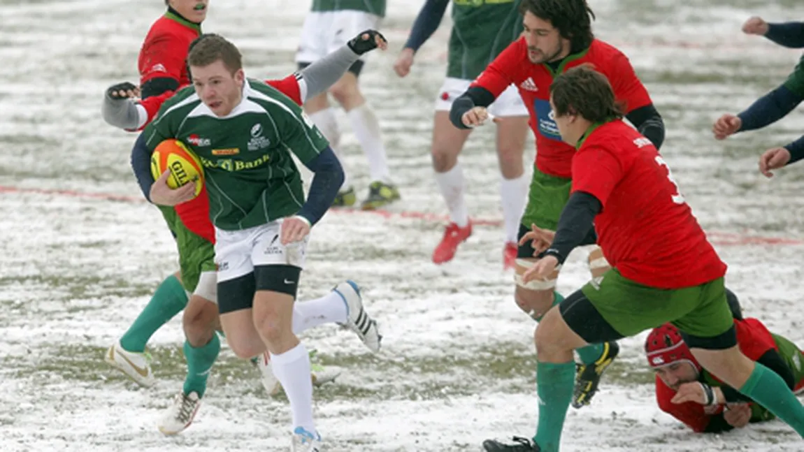 Meciul de rugby România - Ucraina s-a amânat din cauza vremii