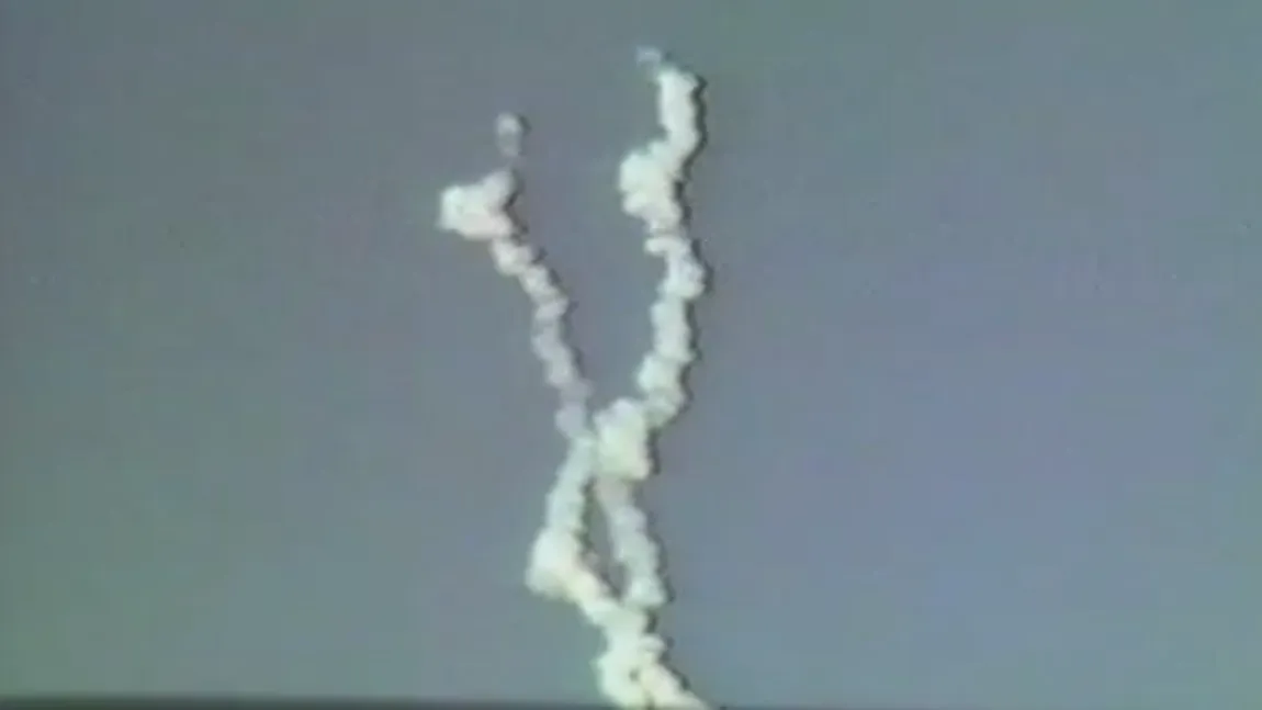 Noi imagini cu explozia navetei spaţiale Challenger, apărute după 26 de ani VIDEO