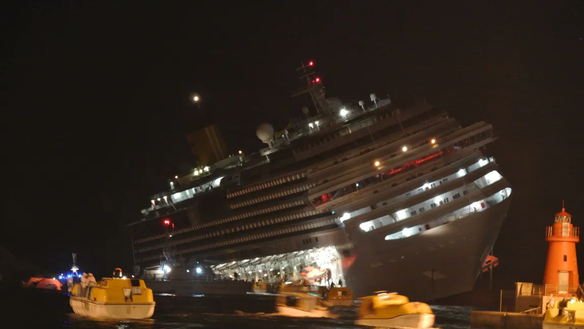 Reconstituirea naufragiului vasului Costa Concordia, într-un nou documentar National Geographic