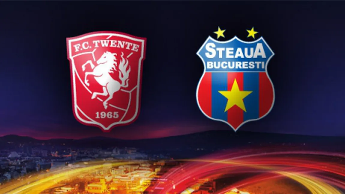 Steaua a pierdut meciul tur cu Twente din şaisprezecimile Ligii Europa