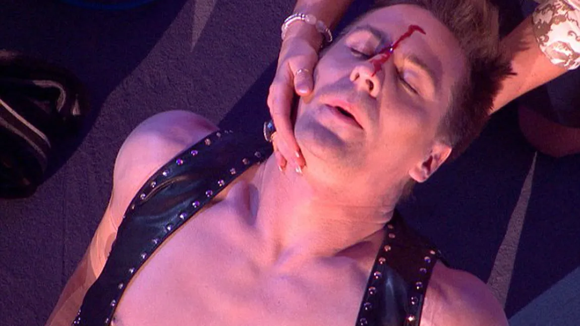 ŞOC la Dancing On Ice! Concurent plin de sânge după ce a primit o patină în cap FOTO