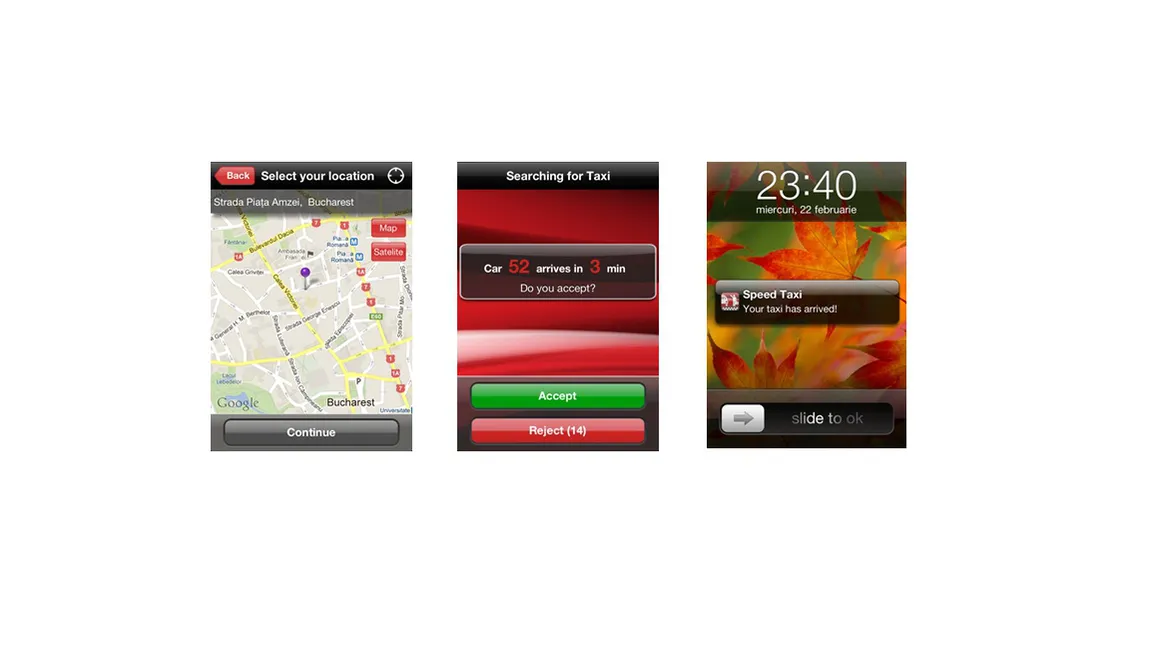 Speed Taxi a lansat aplicaţia de comenzi rapide pentru iPhone