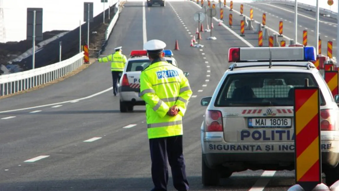 Circulaţia rutieră, oprită o oră pe A1, după ce o conductă de gaze s-a spart