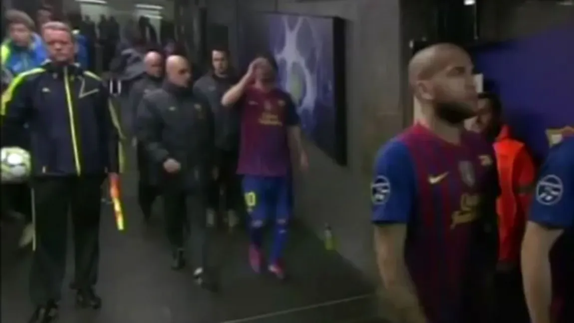 Ce pastilă misterioasă a luat Messi înaintea meciului cu Leverkusen VIDEO