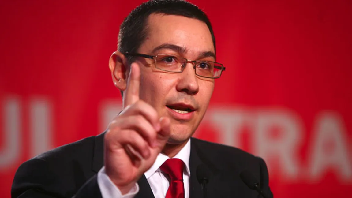Ponta: USL a analizat scenariul obţinerii majorităţii în Parlament şi demiterii Guvernului