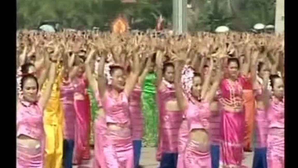 Chinezii, în Cartea Recordurilor cu cel mai mare grup de dansatori VIDEO