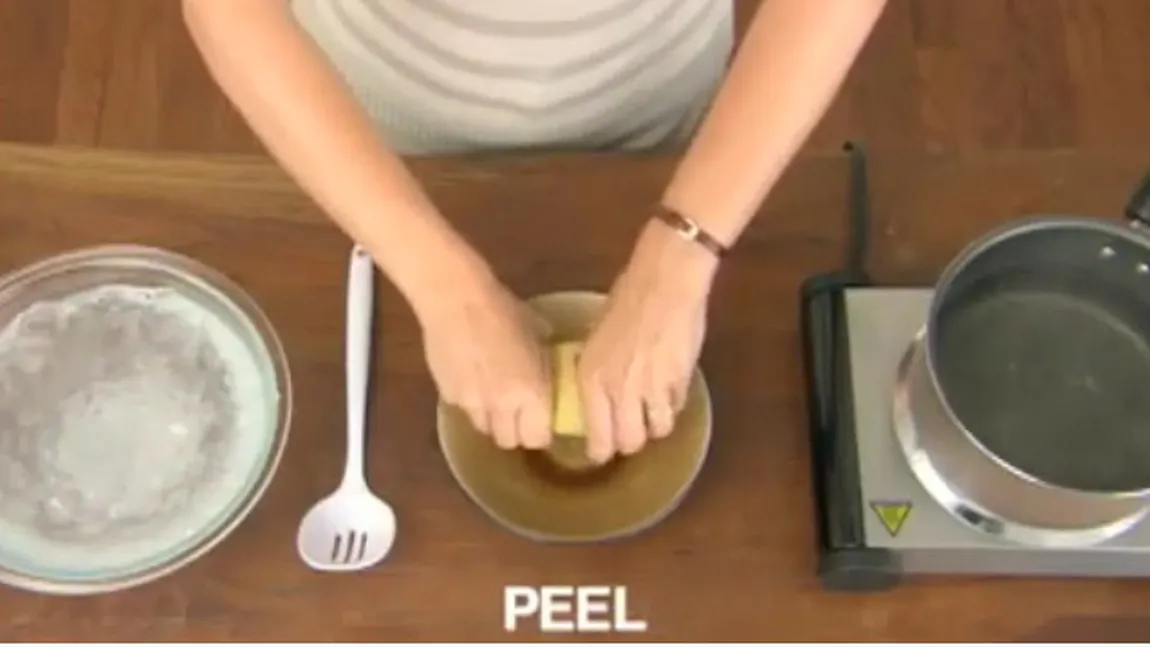 Cum cureţi un cartof în mai puţin 5 secunde VIDEO