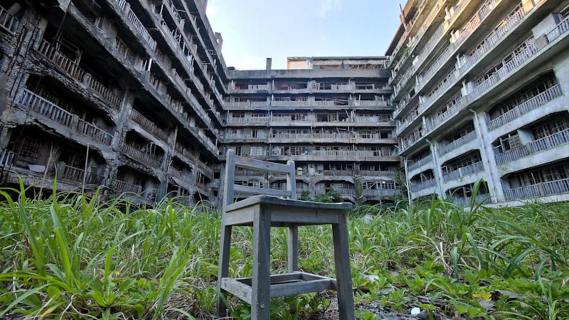 Hashima, cel dezolant oraş din lume. Vezi cum arată 