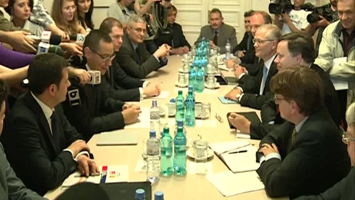 Ponta a discutat cu oficialii FMI. Cu ce 