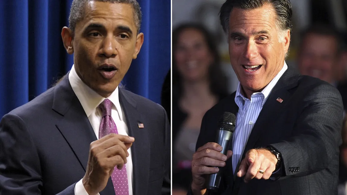 Barack Obama şi Mitt Romney, la egalitate în cursa pentru Casa Albă