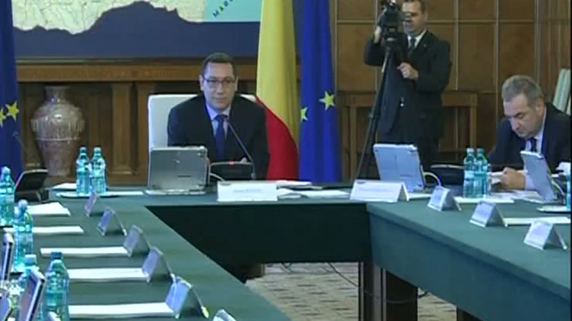 Ponta îi ameninţă pe miniştri cu măsuri dureroase dacă au probleme de integritate VIDEO