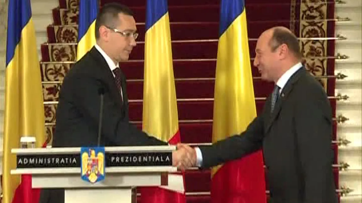 Preşedintele Traian Băsescu a semnat numirea Guvernului condus de Victor Ponta
