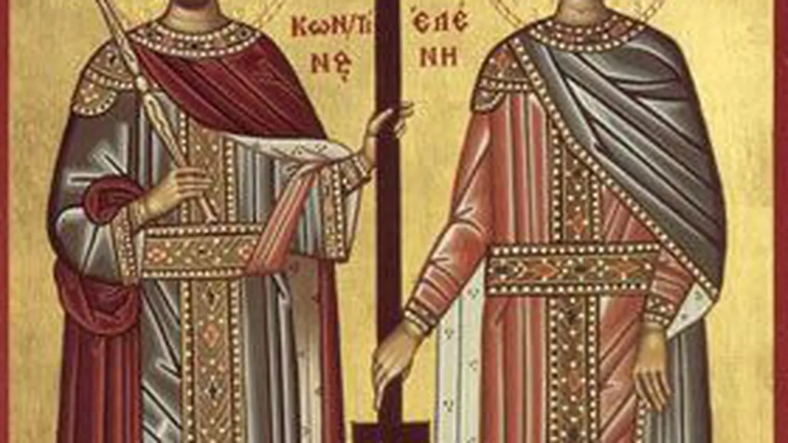 Sărbătoarea Sfinţilor Constantin şi Elena. Peste 1,8 milioane de români le poartă numele