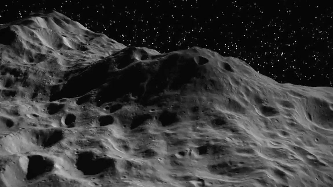 Călătorie fantastică în jurul unui asteroid: Cum arată Vesta de aproape VIDEO