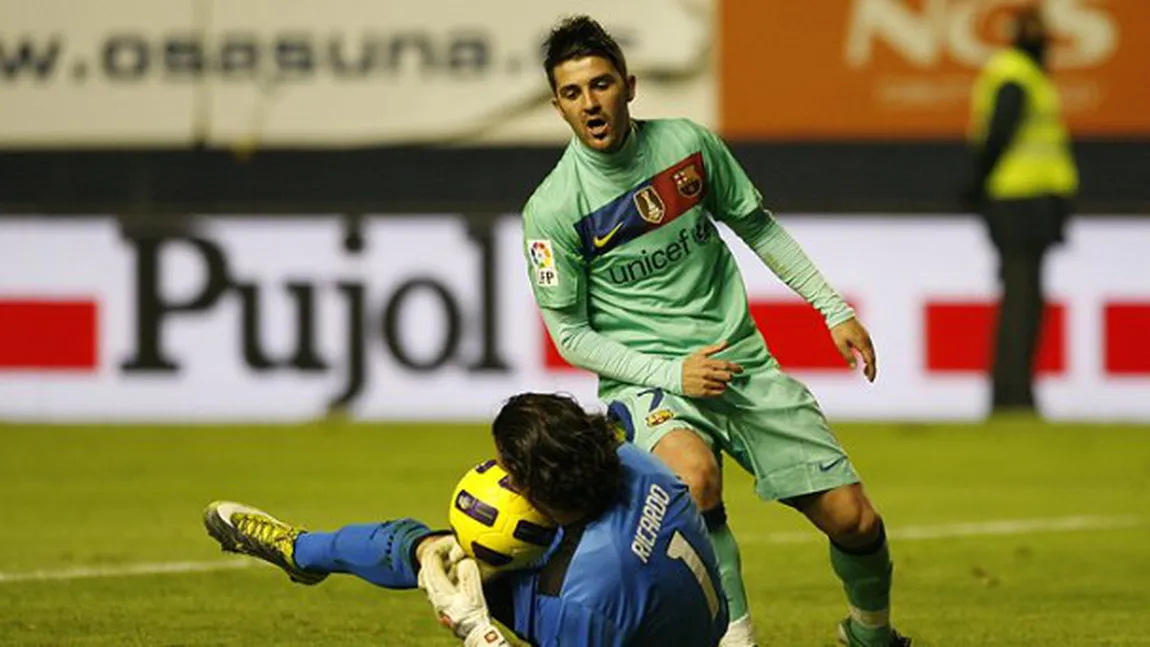 Spania şi-a pierdut vârful de lance. David Villa ratează Euro 2012