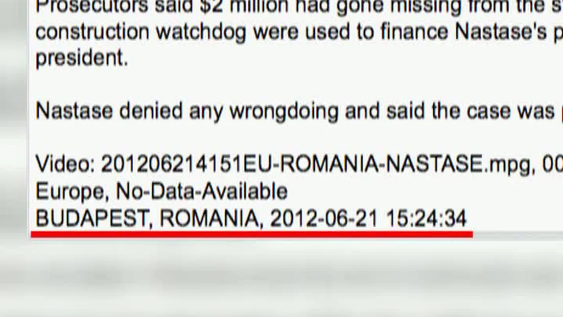 Reuters: Adrian Năstase a încercat să se sinucidă la Budapesta VIDEO