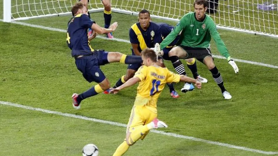 EURO 2012. Franţa a învins Ucraina, scor 2-0. Meciul a fost SUSPENDAT timp de o oră