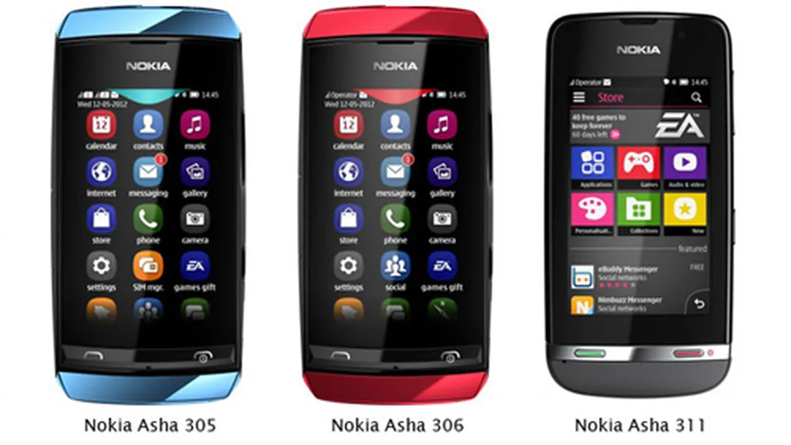 Nokia a lansat trei telefoane cu touchscreen care imită smartphone-urile