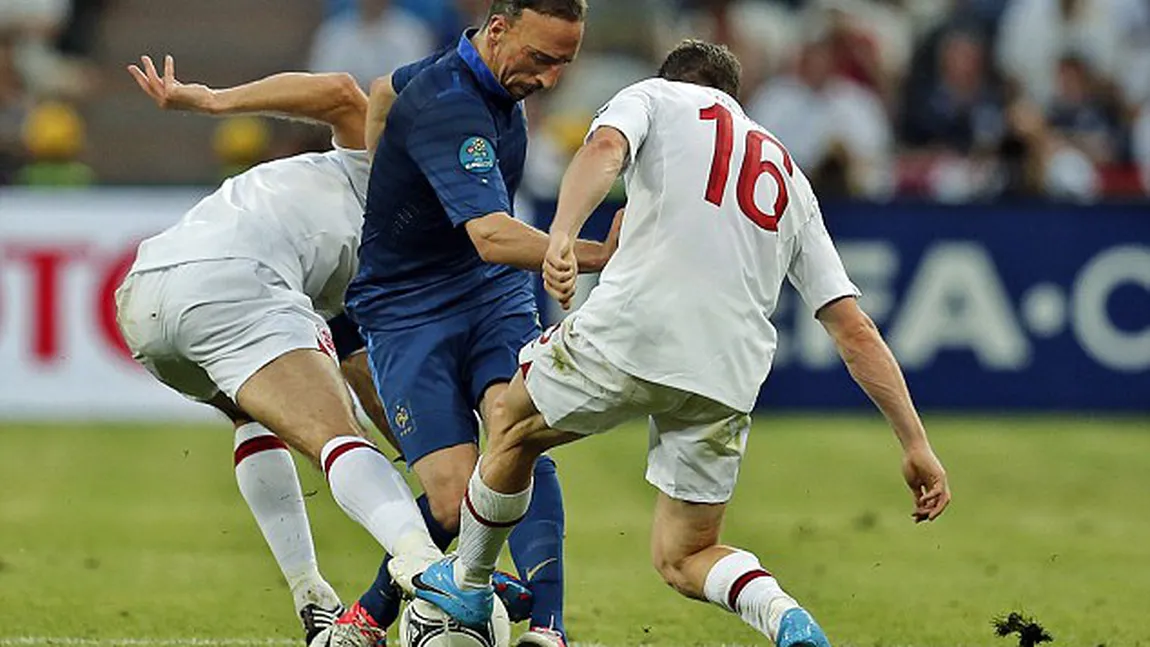 Confruntarea giganţilor s-a încheiat nedecis. Anglia şi Franţa au remizat la Euro 2012