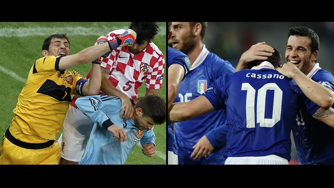 EURO 2012: Italia şi Spania s-au calificat în SFERTURI