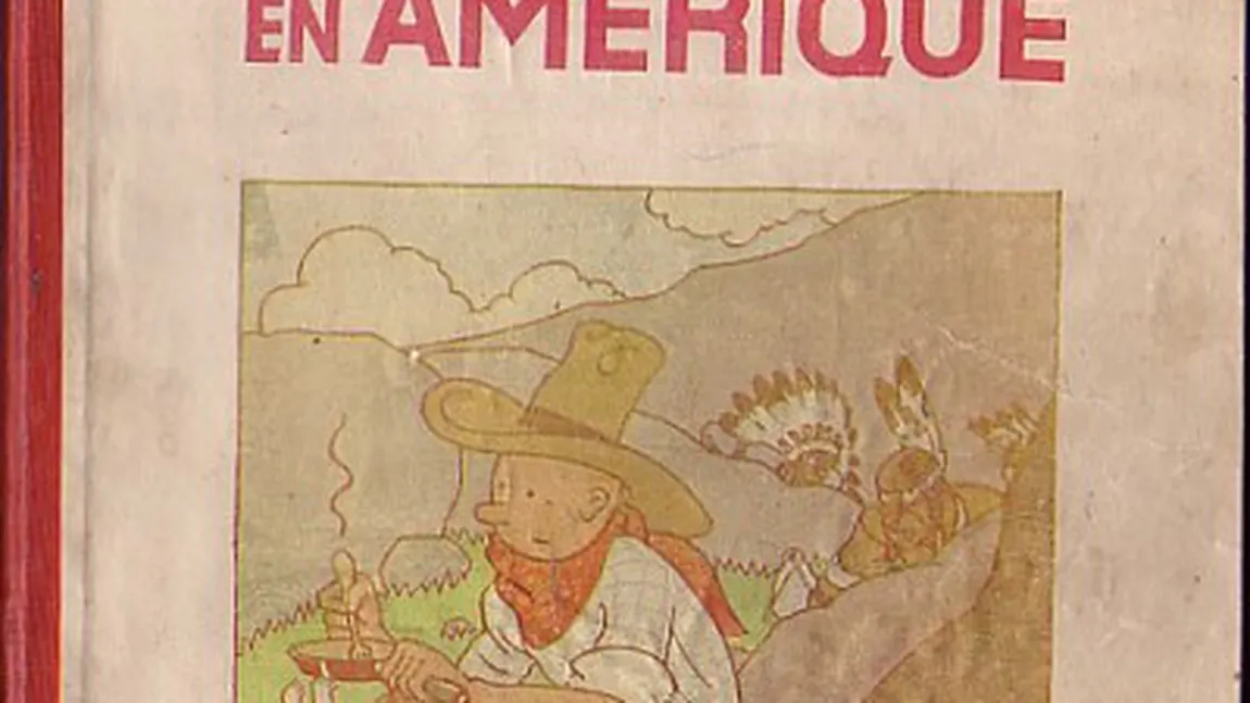 Preţ record pentru coperta unei reviste de benzi desenate. Cât a costat Tintin en Amerique din 1932