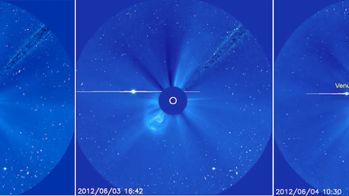 Tranzitul lui Venus: Planeta se apropie rapid de discul Soarelui FOTO