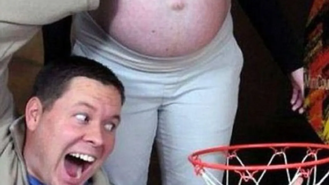 Incredibil în ce ipostaze s-au fotografiat: Poze haioase cu gravide GALERIE FOTO
