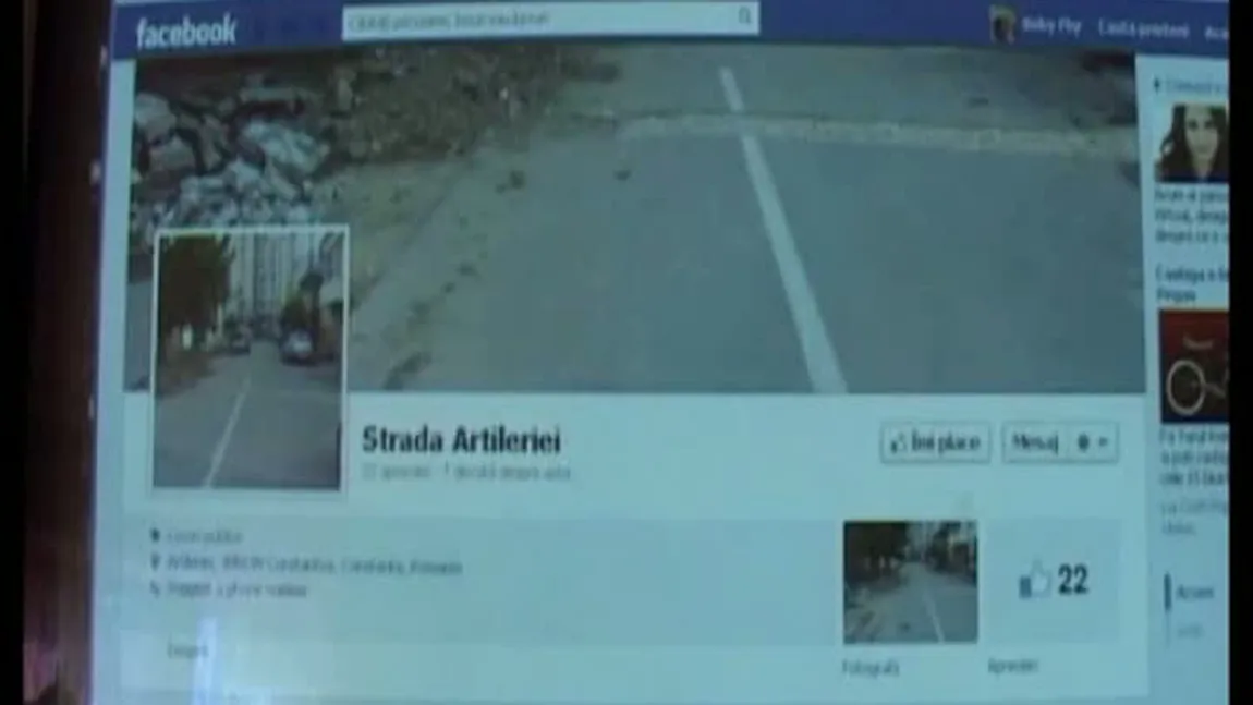O groapă din Constanţa are cont de Facebook VIDEO