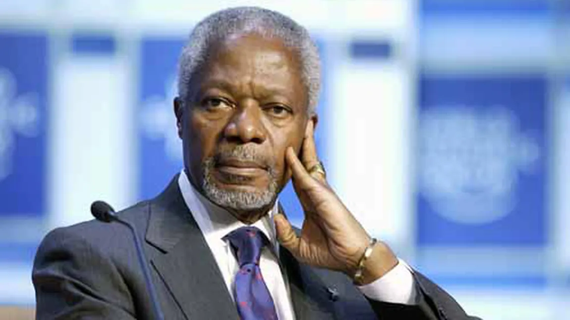 Kofi Annan recunoaşte eşecul misiunii sale în Siria şi pledează pentru asocierea Iranului