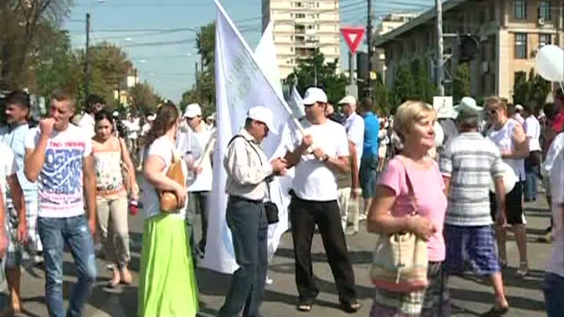 Bătaie la mitingul pentru susţinerea lui Traian Băsescu, de la Iaşi