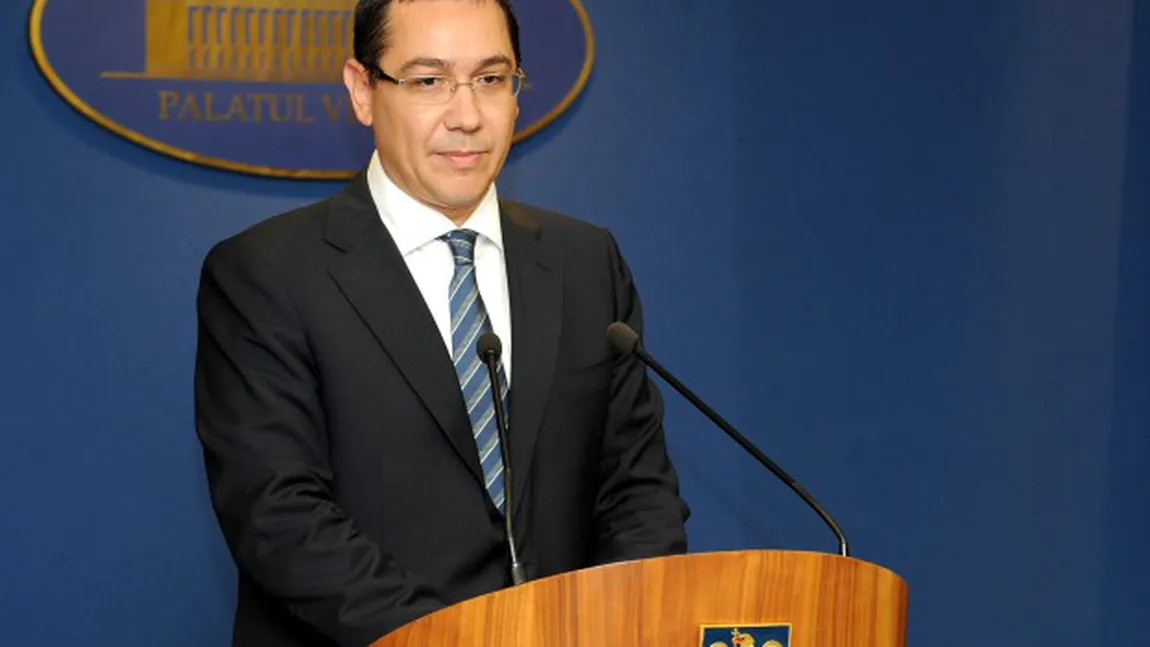 Ponta: Nu există nicio decizie trimisă de Curtea Constituţională care să nu fie deja în Monitor