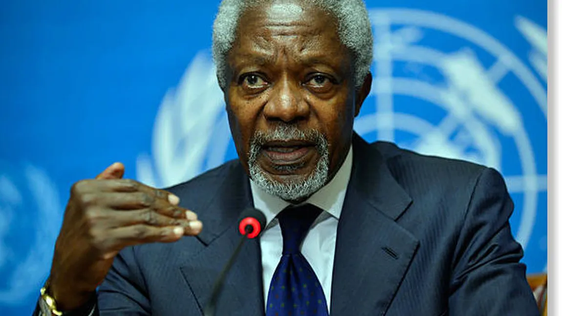 Siria a rămas fără observatori: Kofi Annan, emisarul ONU, a 