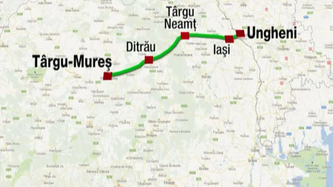 Viitoarea autostradă Târgu Mureş-Ungheni, CEA MAI SCUMPĂ din România