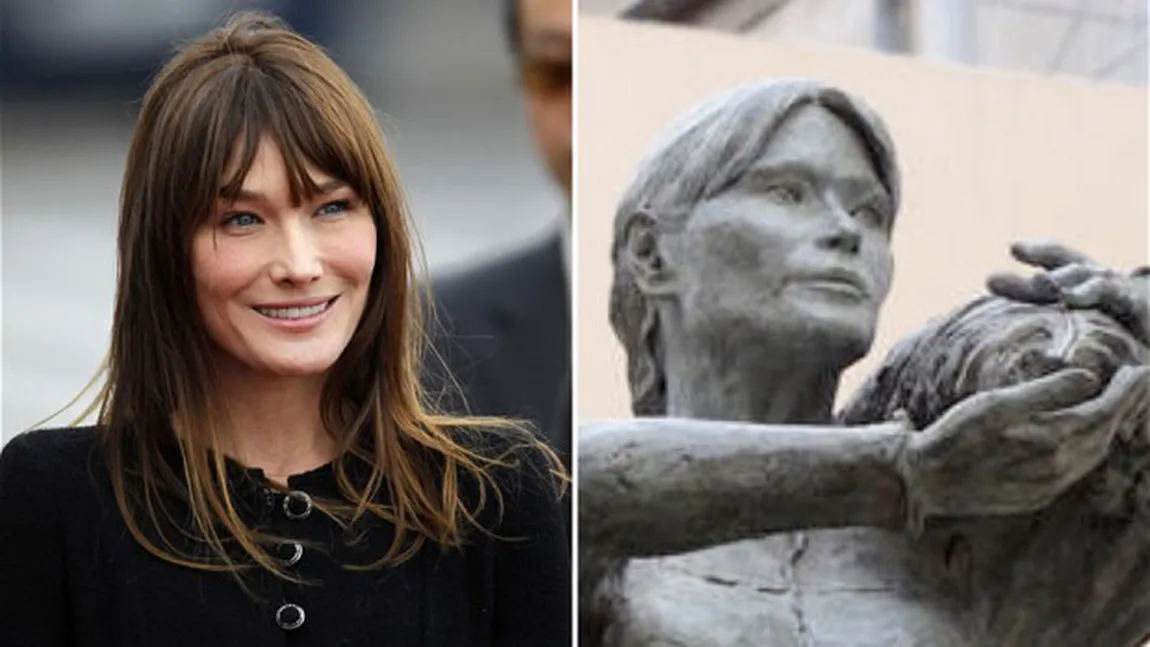 Carla Bruni are o statuie în Paris, denumită 