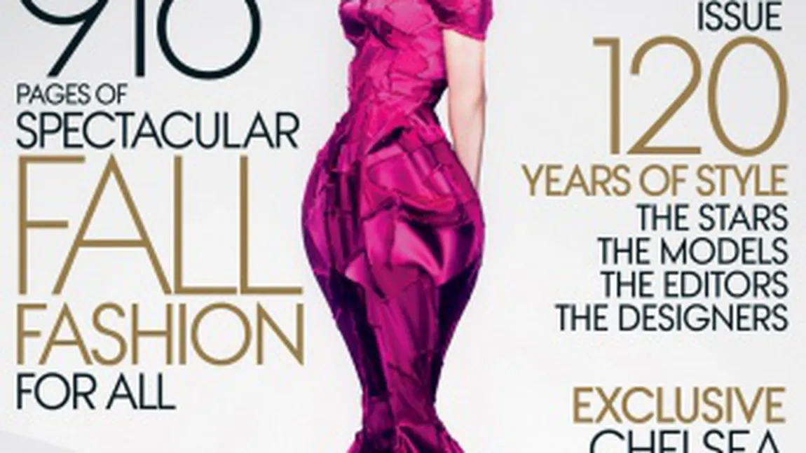 Un nou RECORD pentru Vogue: Numărul din septembrie al revistei americane va avea 916 pagini VIDEO