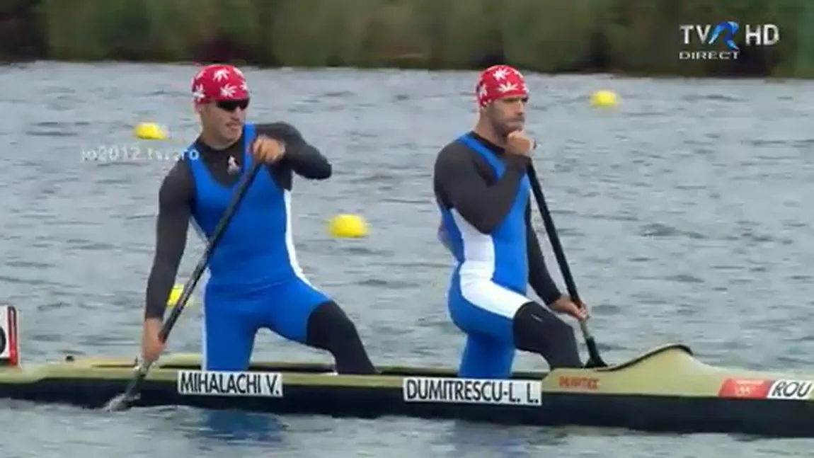 JO 2012: Victor Mihalachi şi Liviu Dumitrescu, locul 7 la canoe dublu 1000 m