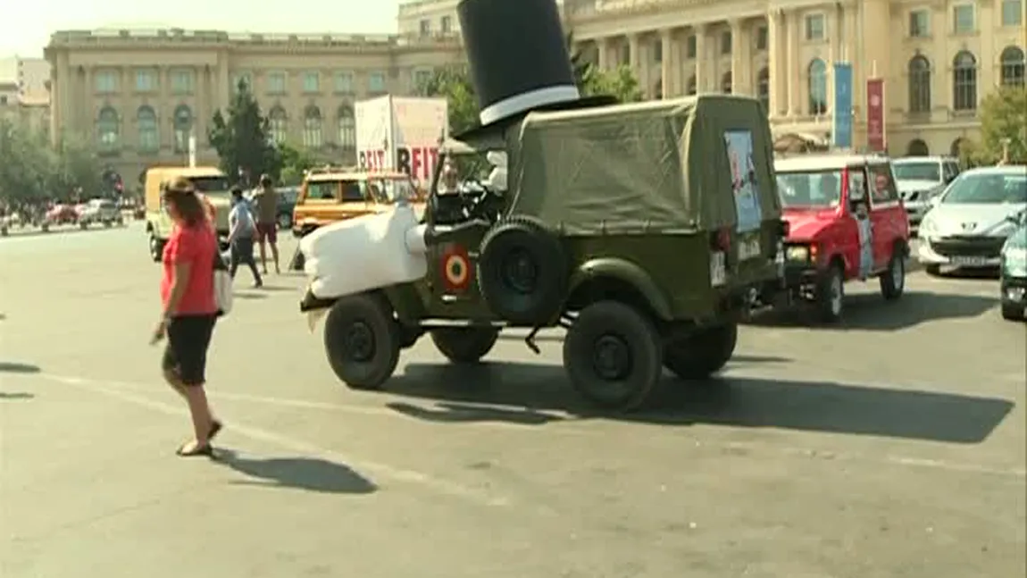 Parada maşinilor ARO în Capitală VIDEO