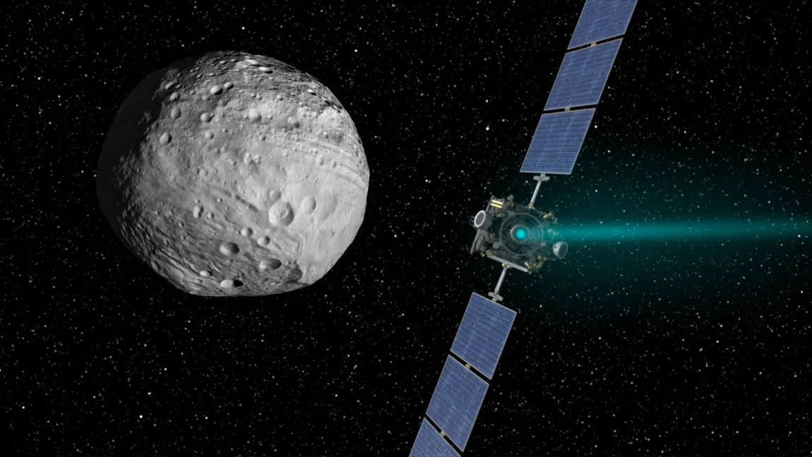 Sonda spaţială Dawn a părăsit orbita asteroidului Vesta