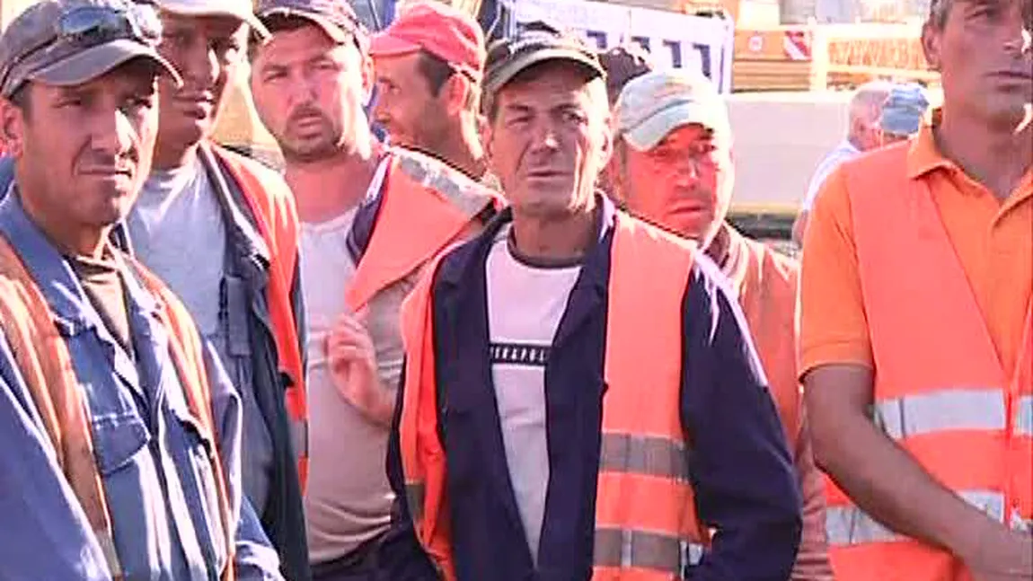 A doua zi de protest, pe şantierul de la Metrou: Muncitorii au întrerupt din nou lucrul