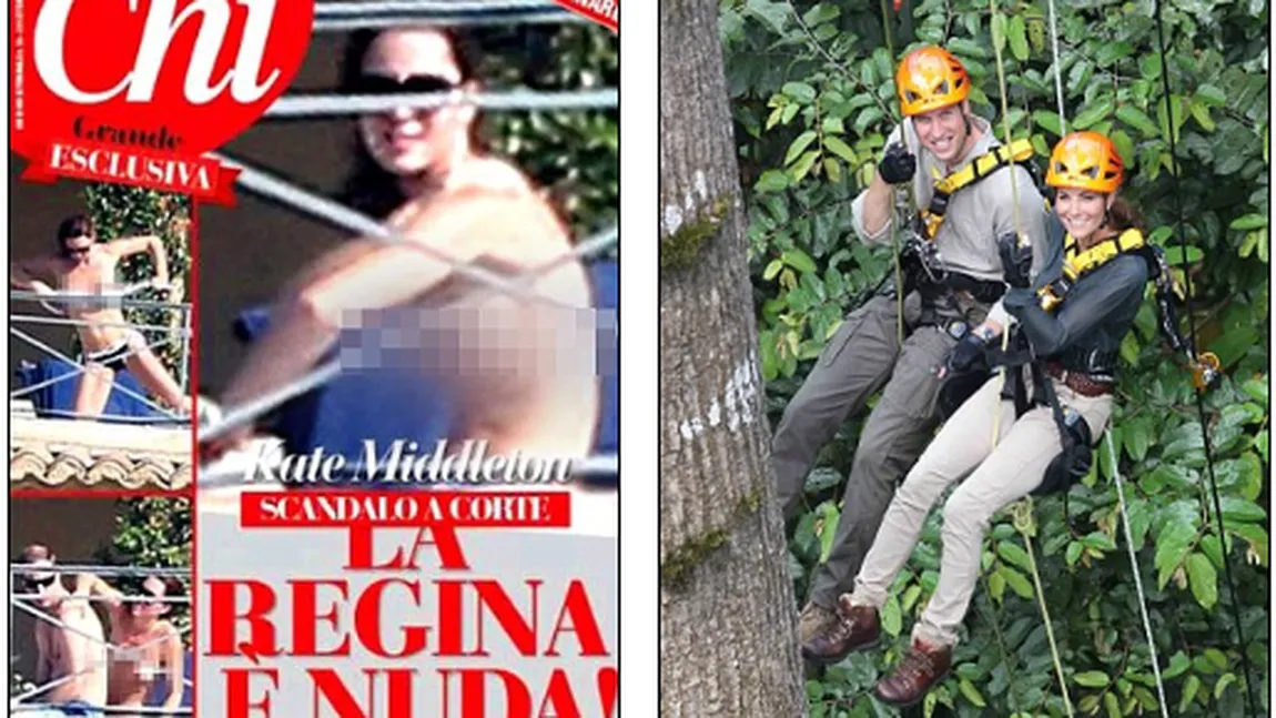 O revistă italiană are aproape 200 de fotografii cu Kate Middleton topless