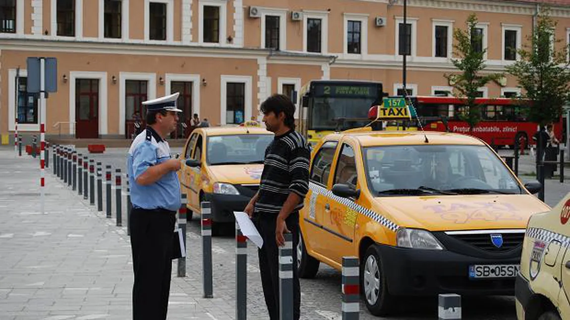 Taximetrist fără permis, prins în trafic de poliţiştii bucureşteni