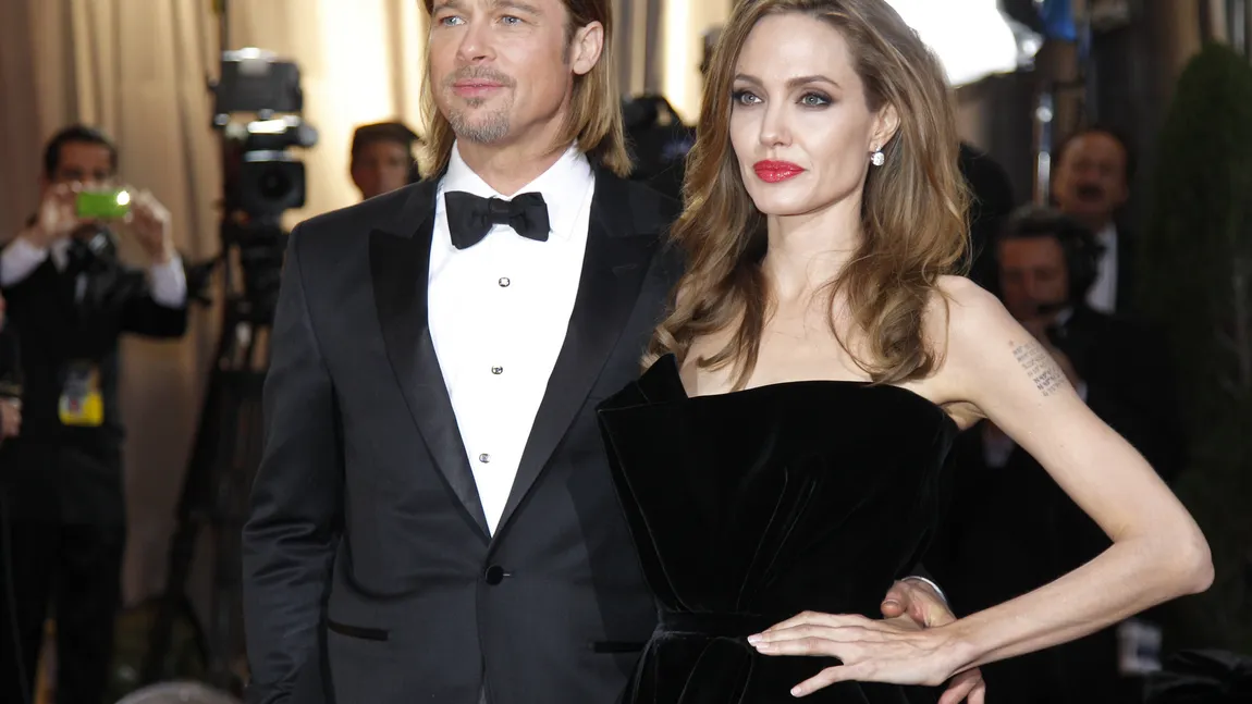 Brad şi Angelina Jolie, ieşire cu scandal