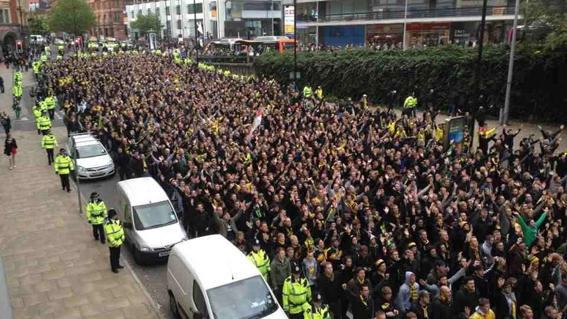 Nemţii au cucerit Anglia. Fanii lui Dortmund au fost impresionanţi la Manchester VIDEO