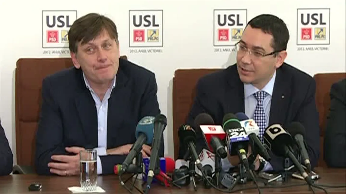 Băsescu, motivul unui schimb de REPLICI între Ponta şi Antonescu, în conferinţa de presă VIDEO