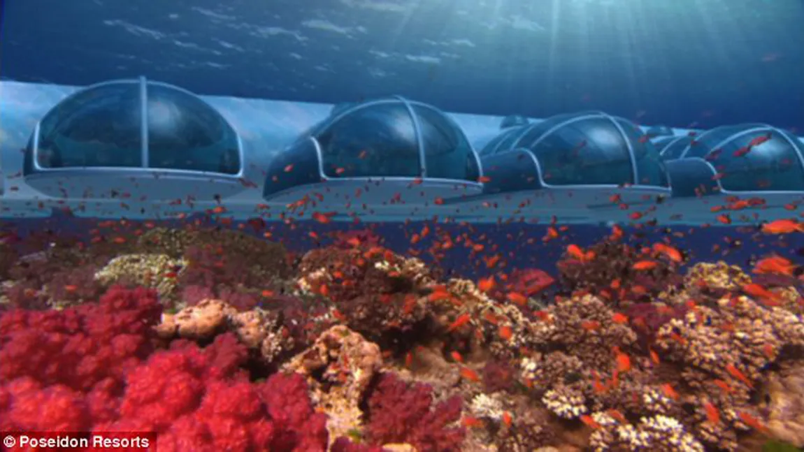 Imagini incredibile din cel mai nou hotel subacvatic GALERIE FOTO