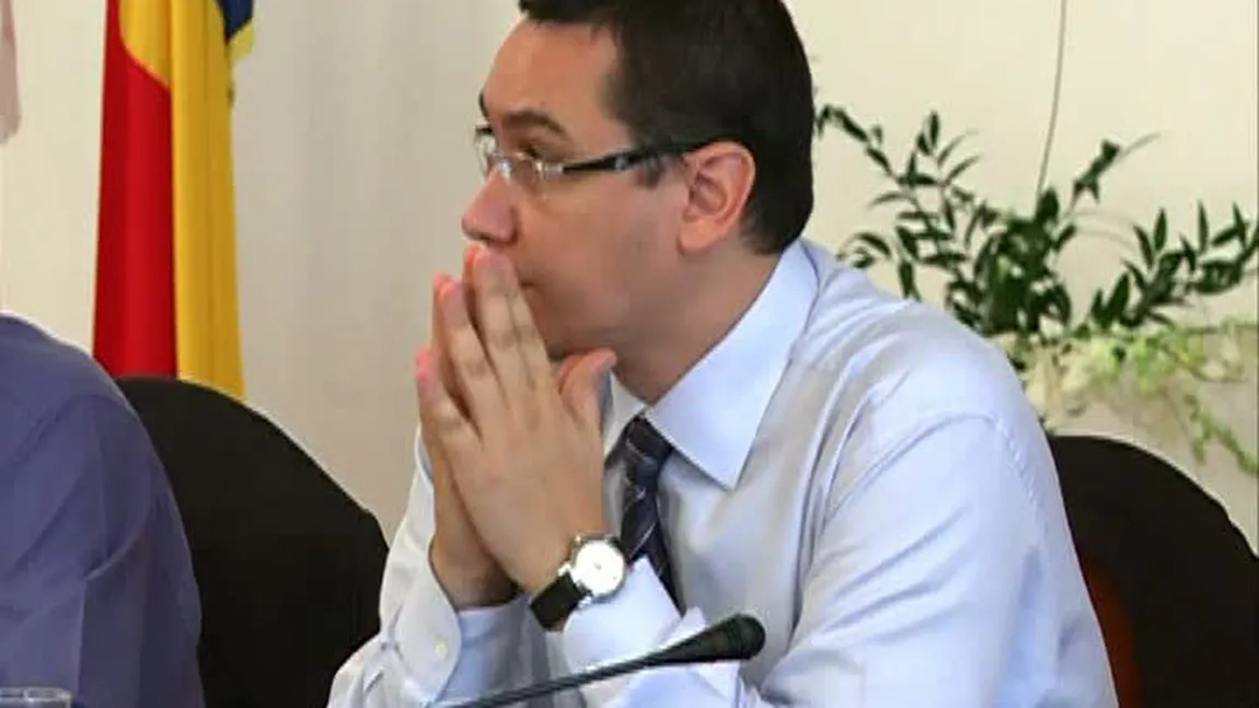 Ponta: Băsescu nu m-a lăsat să merg la Bruxelles pentru că are datorii acolo VIDEO