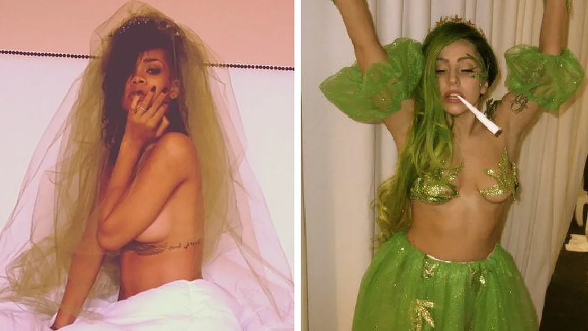 Rihanna vs. Lady Gaga. Uite cum arată divele la plajă FOTO